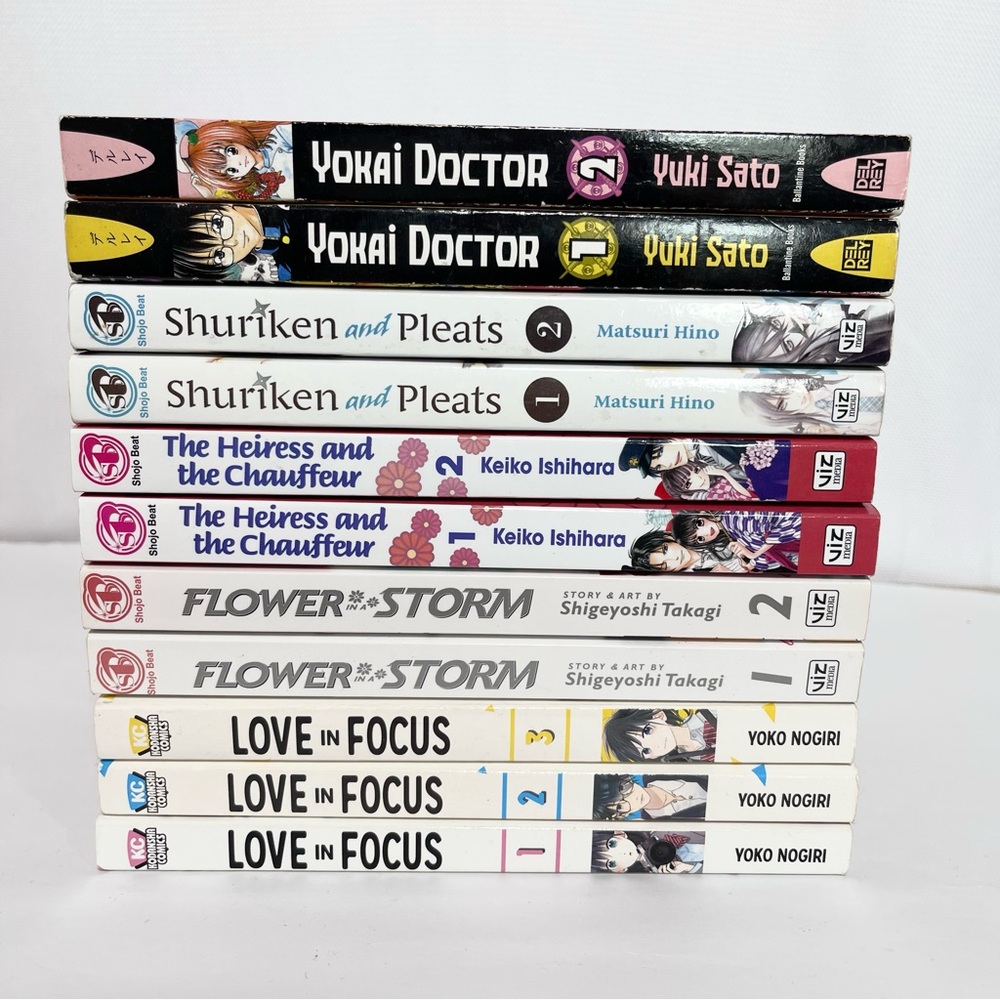 Shojo Manga Lot of 11 - READ DESCRIPTION